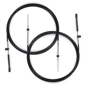 Atesilor Cc17910 2pcs Boat Throttle And Shift Cables For Mercury Mercruiser 600a/4000 Series