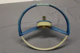 Attwood 6-w-6841-at Vintage 1960s Blue Boat Steering Wheel