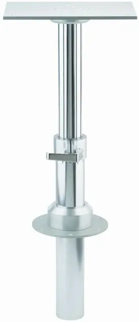 Attwood Corp 75392 Gas Rise Table System Adjustable Height 12.5-26 Inches Boat