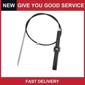 No.ssc13413 Automall Tech Ssc13413/ssc 13 Ft No.ssc13413/ssc 134 Marine Boat Rack Steering Control Cable Black 1 Pcs