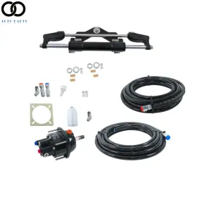 Autoooparts Apo331984 Hydraulic Outboard Steering Kit With Helm Pump For Single Engines 350hp 26ft Tubing