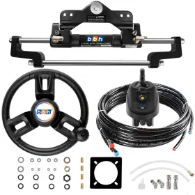 Hsx-200hp-fxp Bbh 200hp Hydraulic Steering Kit And Wheel Boat System For Boats