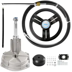 Bbh Xin-wolun-15in Mechanical Boat Steering System With 15ft Cable
