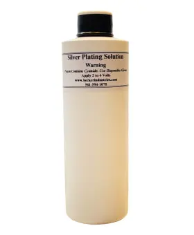 56489 Becker Industries 8 Oz Silver Solution Electroplating Industrial Grade