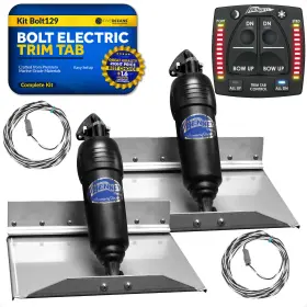 2165 Bennett Bolt Electric Trim Tab System 12 Inch X 9 Complete Kit 129 12v