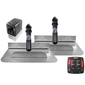 Bennett Marine 1812eic Trim Tab Kit 18 Inch X12 With Electronic Indicator Control Switch Marin