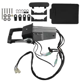 Maw8ly Bfo Dual Mounted Outboard Remote Control Box Fits For Yamaha704 Top Mount Black