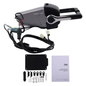 Ndx052 Bfo Dual Mounted Outboard Remote Control Box Fits For Yamaha704 Top Mount Black