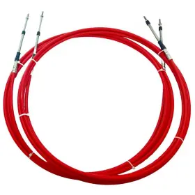 Boat-ya-cable-red-16f-2 Boatcon 2pcs 16ft Universal Throttle Shift Control Cable 33c For Yamaha Outboard