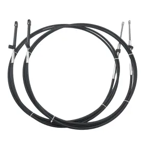I-cable-18f-2 Boatcon 2pcs 18ft Outboard Throttle Shift Control Cable Side Mount For Mercury