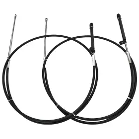 Ii-cable-17f-2 Boatcon 2pcs 17ft Outboard Throttle Shift Cable Gen Ii For Mercury Top Mount Control