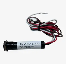 Bta5ledsw-2ckt Bocatech Marine Button Switch 2 Channel- 5a Per Channel Bta5ledsw-2ckt Bocatech Marine Button Switch 2 Channel- 5a Per Channel