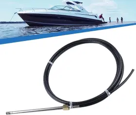 Dlx-6213 Custoneparts 13ft Fast Connect Rotary Steering Cable Fit Uflex M66 Teleflex Seastar Ssc62