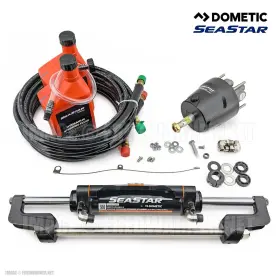 Hk6400-4 Dometic Seastar Marine Outboard Steering With Ho5128 28ft Hose Kit
