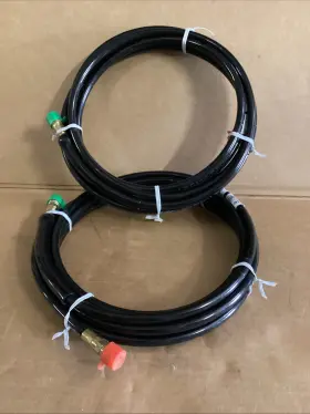 Ho6919 Dometic / Seastar Pro New 19ft Hydraulic Steering Brass Hose Kit With Fittings #ho6919 Oem