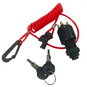 Doyt 5005081 Boat For Evinrude Johnson Brp 5005801 Ignition Key Switch And Safety Lanyard
