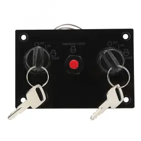 Doyt Zoyan-37100-93j14 37100-93j14 Top Dual Control Box Key Switch Panel Assembly Fits Suzuki Outboard