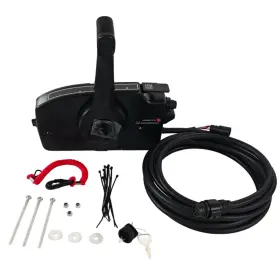 Zoyan-881170a7 Doyt For Mercury Side Mount Control Box 7pin Pull To Open 15ft Harness No Power Trim