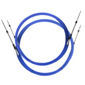 Zoyan-ya-cable-12ft-2 Doyt 12ft Universal 3300/33c Throttle Cable For Yamaha Marine Boat Control 2pcs/set