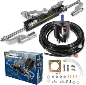 Drqp2328 Dr-auto Boat Hydraulic Steering System Kit Marine Outboard 300hp