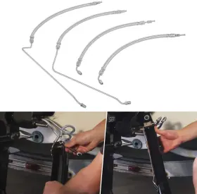 Dr-auto Drqp474 Trim Tilt Hydraulic Ram Cylinder Hose Kit Fits For Mercruiser Alpha One Gen Two