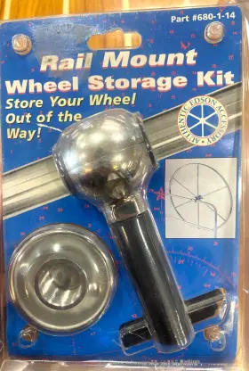 680-1-14 Edson Rail Mount Wheel Storage Kit