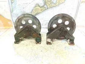 Edson Marine C-250 Boatersft Resale Shop Of Tx 2502 0154.84 Pair Conduit Idlers W 6 Inch Sheave