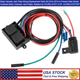 Eg-auto Egqp1650 Replacement Relay Harness For Atlas Hydraulic Jack Plates Replace Ahjrelaykit2dp