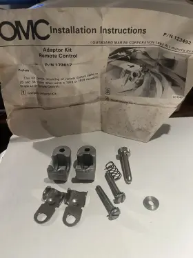 173617 Evinrude Johnson Control Cable Adapter Kit New Free Shipping Last One