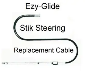 Rc-1200 Ezy Glide Stik Ii 12 Ft Stick Steering Replacement Cable Only