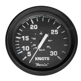 32809 Faria Beede Instruments Euro Black 4 Inch Speedometer - 30 Knot Pitot 32809 Faria Beede Instruments Euro Black 4 Inch Speedometer - 30 Knot Pitot