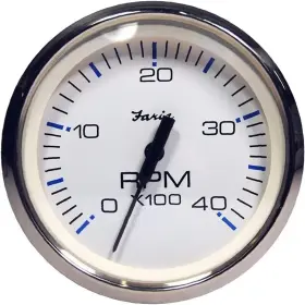 Faria Td9733d F33818 Chesapeake Stainless Steel 4 000 Rpm Inch Tachometer Gauge