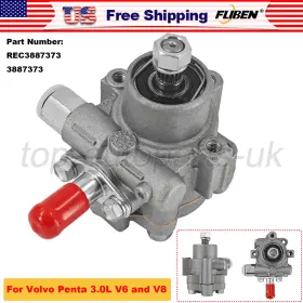 Fliben 3887373 Engine Power Steering Pump For Volvo Penta 3.0l V6 And V8 Vol-3887373