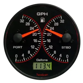 3fb015u1 Floscan Twinscan Flowmeter 0-50 Gph Gas Fuel Flow Meter Gauge 3fb015u1 Floscan Twinscan Flowmeter 0-50 Gph Gas Fuel Flow Meter Gauge