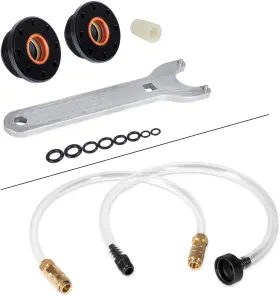 Gp0914 G-power Front Mount Hydraulic Steering Cylinder Seal Kit Wrench And Bleed Filler Gp0914 G-power Front Mount Hydraulic Steering Cylinder Seal Kit Wrench And Bleed Filler