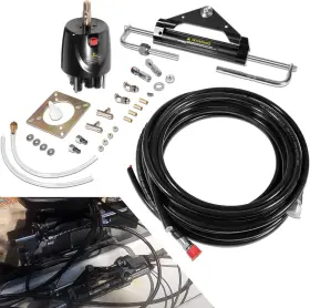 Hk4200a-3 G-power Gp1941 Hydraulic Outboard Steering System Kit 150hp 26ft Hose Cylinder Helm