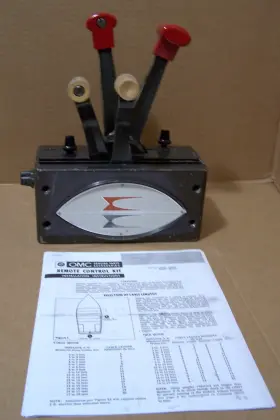 Gale Johnson Evinrude Omc 278306 Rebuilt Simplex Four 4 Handle Lever Outboard Control Box #56