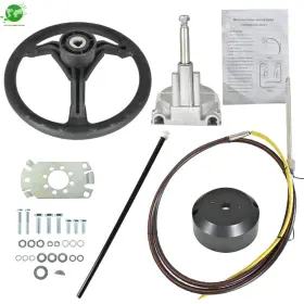 Gn920094 Gardenice New Boat Cable With Wheel Marine Engine Turbine Rotary Steering System Gn920094 Gardenice New Boat Cable With Wheel Marine Engine Turbine Rotary Steering System