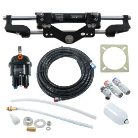 Gg5602230e Globegarage 350hp Boat Outboard Hydraulic Steering System Kit Cylinder Helm Pump Marine
