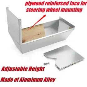 Golfcarts Sea-bot-mut-001-golfcarts T-h Marine Scm2dp Aluminum Adjustable Welded Bending Boat Steering Console Mount