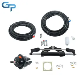 Gre207490 Greatparts 350hp Boat Outboard Hydraulic Steering System Kit Marine Cylinder Helm Pump