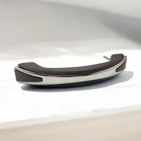 G004sbrn Gussi Italia Simulated Leather Boat Grab Handles