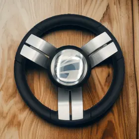 W182-m703-tige Gussi Italia Marine Steering Wheel Stainless Steel Spoke Soft Touch Rim Tige