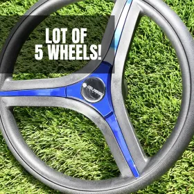 W384-bbrn-01-lot5 Gussi Italia W330/w384-bbrn-01-lot5 Lot Of 5 Brenta Golf Cart Steering Wheels Ideal For Refurbishers