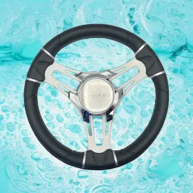 W473-vero-manitou-04 Gussi Italia Boat Steering Wheel Brushed Aluminum Spokes Manitou Boats Cap