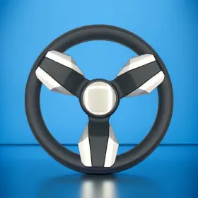 W579-colbr-01-blank Gussi Italia Collina Boat Steering Wheel Brushed Inserts - Blank Dome Keyed Only