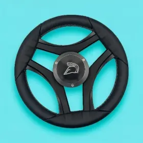 X086 Gussi Italia Durello With Textured Metal Spokes And Black Center Cap
