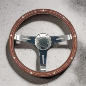 X303 Gussi Italia Boat Model 301 Steering Wheel With Wood Rim Chris Craft Logo X303 Gussi Italia Boat Model 301 Steering Wheel With Wood Rim Chris Craft Logo