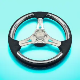 X609 Gussi Italia Boat Steering Wheel Stainless Spokes Monterey Boats