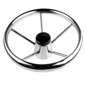 7316srf1 Hoffen 13.5inch Boat Steering Wheel 3/4 Inch Axle Marine Adapter Anti
